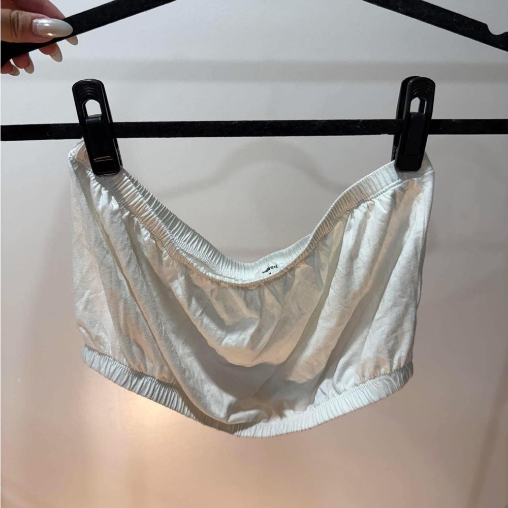Wilfred White Bandeau Tube Top